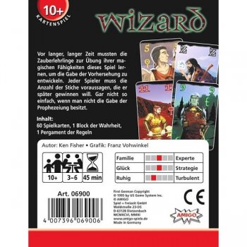 Wizard Kartenspiel Rückseite