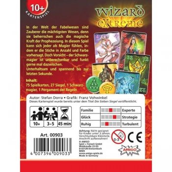 Wizard Extreme Kartenspiel Rückseite