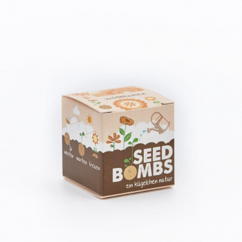 Seedbomb - Wildblumen - Samenbombe orange