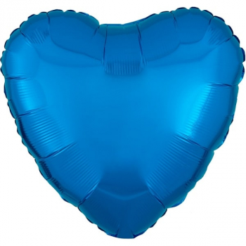 Folienballon Herz dunkelblau