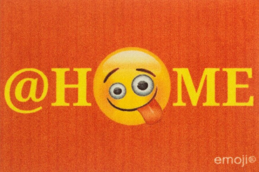 Emoji At Home Fußmatte