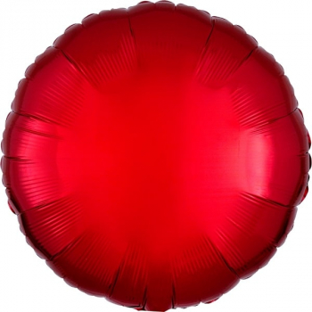 Folienballon rund rot