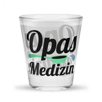 Sheepworld Opa Medizin Schnapsglas