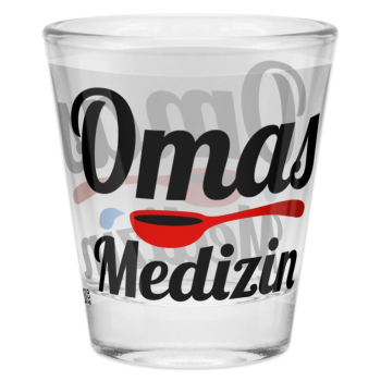 Sheepworld Omas Medizin Schnapsglas