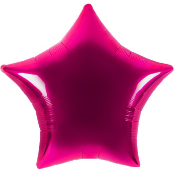 Folienballon Stern pink