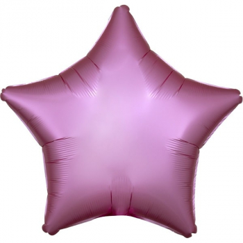 Folienballon Stern Satin rosa