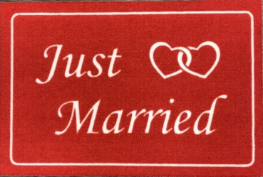 Just married - Fußmatte