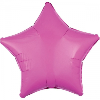 Folienballon Stern Bubble Gum pink