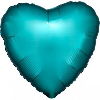 Folienballon Herz Satin hellgrün