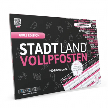 Stadt Land Vollpfosten Girls Edition