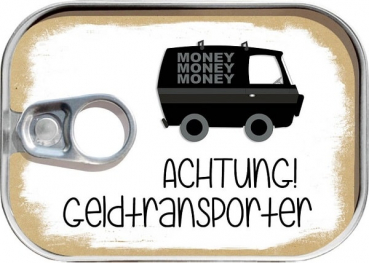 Dosenpost - Geldtransporter - Geldgeschenkverpackung
