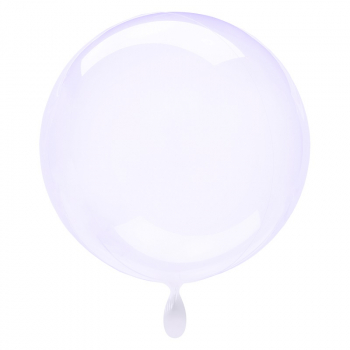Clearz Ballon Purple Lila