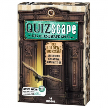 Quizscape - Das Quiz-Escape-Spiel - Der goldene Buchstabe