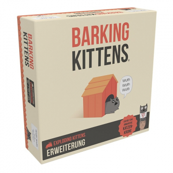 Exploding Kittens - Barking Kittens - Kartenspiel Erweiterung