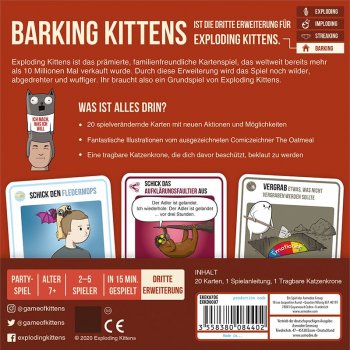Exploding Barking Kittens Kartenspiel Erweiterung