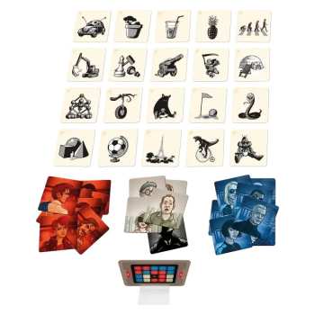 Preview: Codenames Pictures Spielaufbau