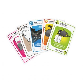 Exploding Kittens 2-Spieler-Edition Karten