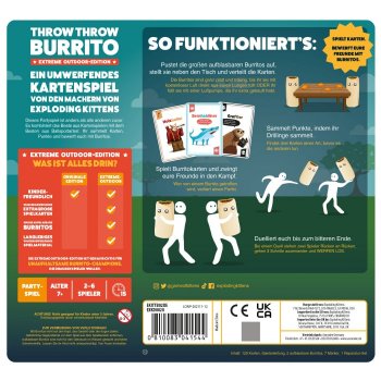 Throw Throw Burrito - Extreme Outdoor-Edition Kartenspiel