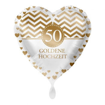 Folienballon - Goldene Hochzeit 50