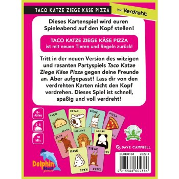 Taco Katze Ziege Käse Pizza - Voll verdreht Kartenspiel