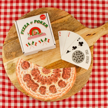 Pizza Kartenspiel Spielsituation