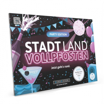 Stadt Land Vollpfosten - Party Edition - Gesellschaftsspiel