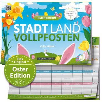 Stadt Land Vollpfosten - Oster Edition - Gesellschaftsspiel