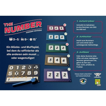 The Number - Spiel