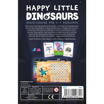 Happy Little Dinosaurs - Erweiterung für 5 bis 6 Personen - Kartenspiel