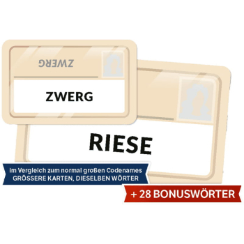 Preview: Codenames - XXL Spiel