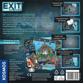 Exit - Das Puzzle Der Schlüssel von Atlantis