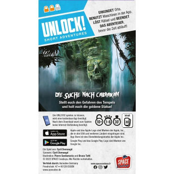Unlock! - Short Adventures - Die Suche nach Cabrakan - Escape-Game