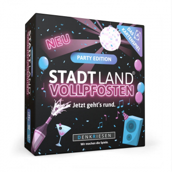 Stadt Land Vollpfosten - Party Edition - Kartenspiel