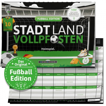 Stadt Land Vollpfosten - Fußball Edition - Gesellschaftsspiel