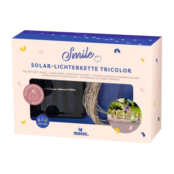 Smile - Solar Lichterkette Tricolor