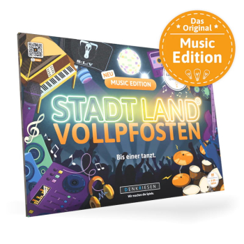 Stadt Land Vollpfosten - Music Edition - Gesellschaftsspiel