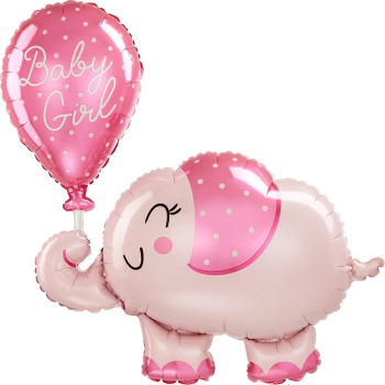 Folienballon - Baby Girl Elephant