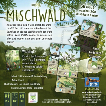 Mischwald - Waldrand (Erweiterung) - Kartenspiel