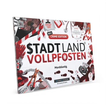 Stadt Land Vollpfosten - Crime Edition - Gesellschaftsspiel