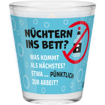 Gruss & Co Bett  Schnapsglas