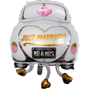 Folienballon - Just Married Wedding Car Hochzeitsauto