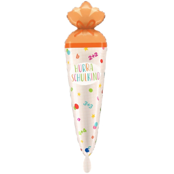 Folienballon Schultüte Einschulung