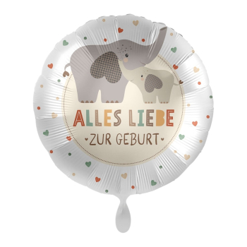 Folienballon Alles Liebe zur Geburt