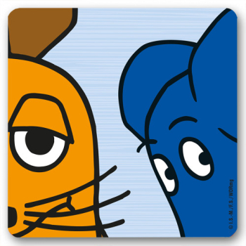 Die Maus - Maus & Elefant - Untersetzer