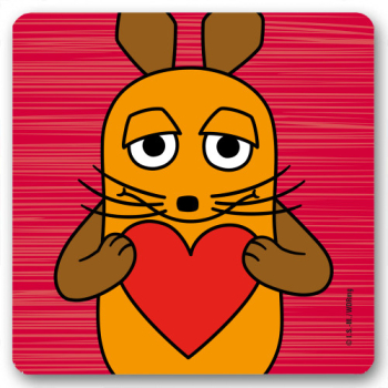 Die Maus - Maus Love - Untersetzer