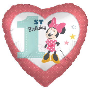 Folienballon Walt Disney Minnie1st. Birthday