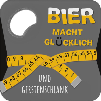 Gruss & Co. Schlank Untersetzer mit Flaschenöffner