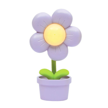Preview: Mini-Blumenlampe Frühlingszauber violett