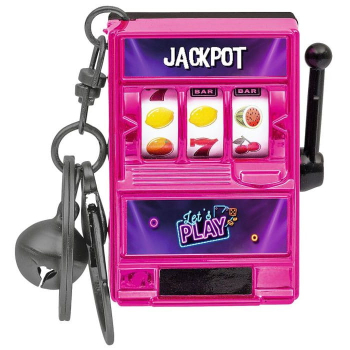 Preview: Let's Play - Jackpot - Schlüsselanhänger pink