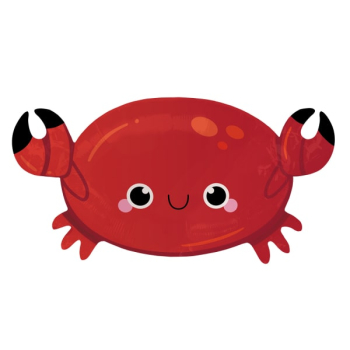 Folienballon Ocean Buddies Crab Krebs